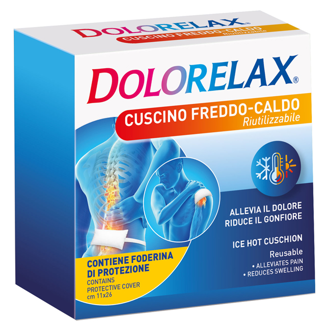DOLORELAX ICE HOT CUSCINO RIUTILIZZABILE 11X26 CM 2 PEZZI - Newepa Srl