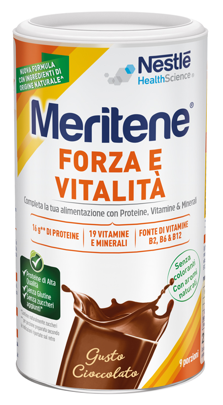 MERITENE FORZA E VITALITA' CIOCCOLATO 270 G - Newepa Srl