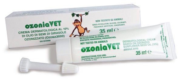 OZONIAVET CREMA DERMATOLOGICA VETERINARIA 35 ML - Newepa Srl