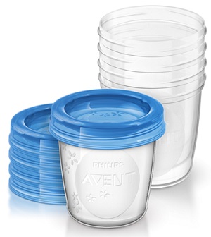 AVENT VASETTI VIA COPERCHIO 180 ML 5 PEZZI - Newepa Srl