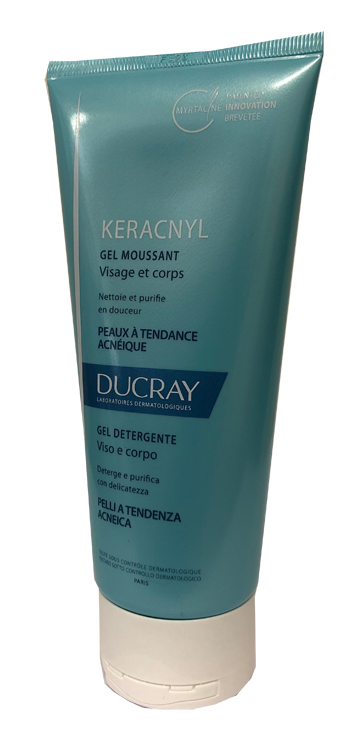 KERACNYL GEL MOUSSANT VISO CORPO 200 ML - Newepa Srl