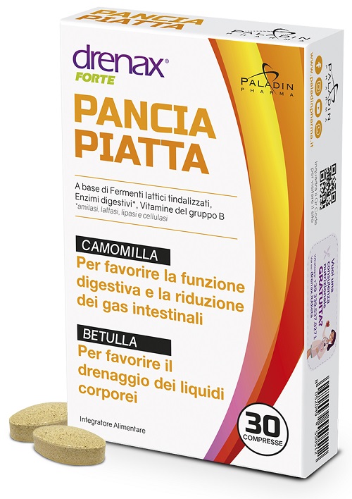 DRENAX FORTE PANCIA PIATTA 30 COMPRESSE - Newepa Srl