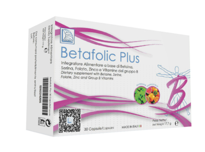 BETAFOLIC PLUS 30 CAPSULE ASTUCCIO 18,6 G - Newepa Srl