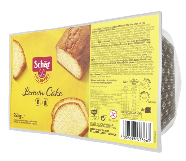 SCHAR LEMON CAKE 250 G - Newepa Srl