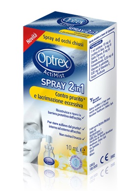 SPRAY OCULARE OPTREX ACTIMIST 2 IN 1 CONTRO IL PRURITO 1 PEZZO - Newepa Srl