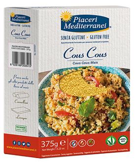 PIACERI MEDITERRANEI COUS COUS DI MAIS 375 G - Newepa Srl
