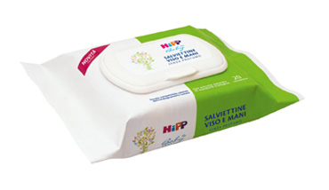 HIPP SALVIETTINE VISO&MANI 1X20 PEZZI - Newepa Srl