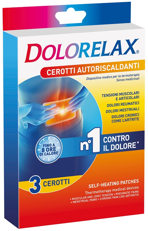 DOLORELAX CEROTTO EFFETTO CALDO 3 PEZZI - Newepa Srl