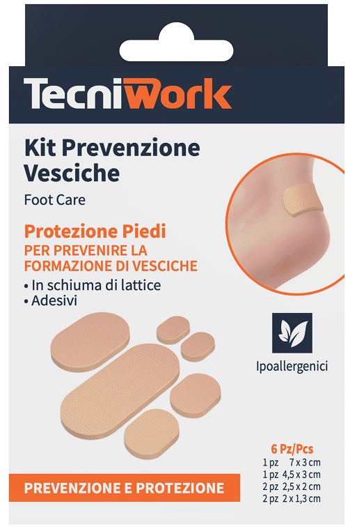 KIT PREVENZIONE VESCICHE 6 PEZZI - Newepa Srl
