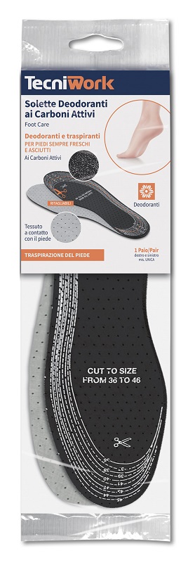 SOLETTE DEODORANTI AI CARBONI ATTIVI 1 PAIO - Newepa Srl