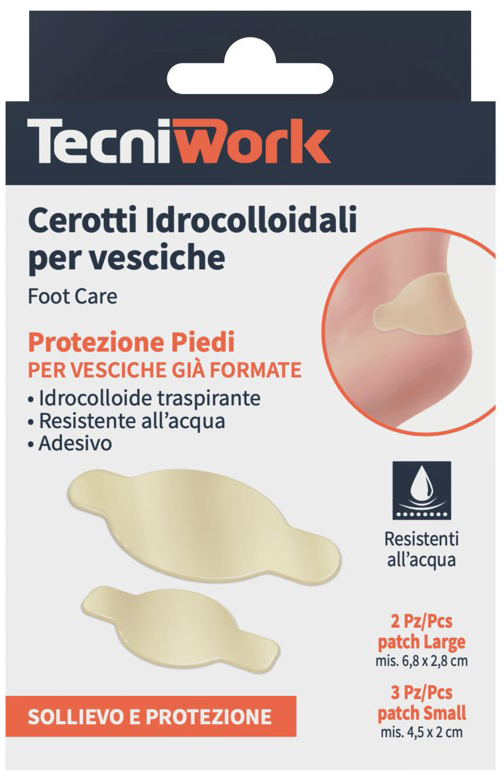 CEROTTI IDROCOLLOIDALI PER VESCICHE 5 PEZZI - Newepa Srl