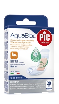 CEROTTO PIC AQUABLOC 19X72MM ANTIBATTERICO 20 PEZZI - Newepa Srl