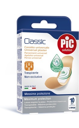 CEROTTO PIC CLASSIC 25X72 MM 10 ANTIBATTERICO 10 PEZZI - Newepa Srl
