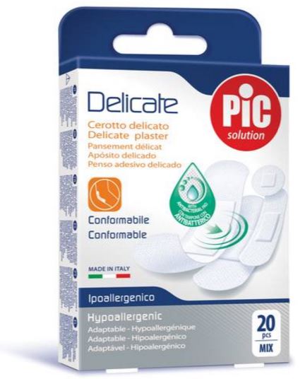CEROTTO PIC DELICATE MIX 20 CEROTTI ANTIBATTERICO - Newepa Srl