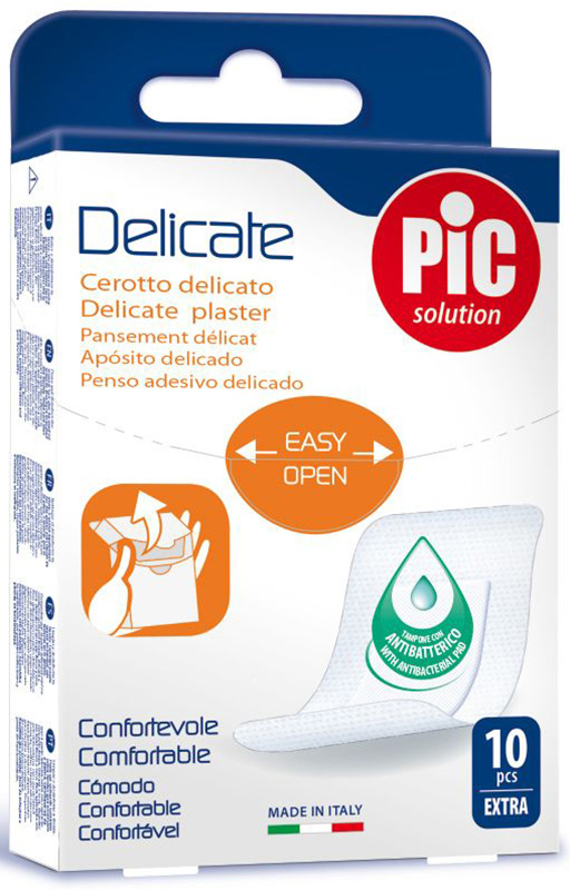 CEROTTO PIC DELICATE EXTRA ANTIBATTERICO 10 PEZZI - Newepa Srl