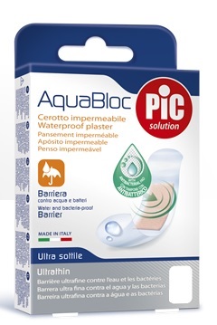 CEROTTO PIC AQUABLOC 10X10CM ANTIBATTERICO 5 PEZZI - Newepa Srl