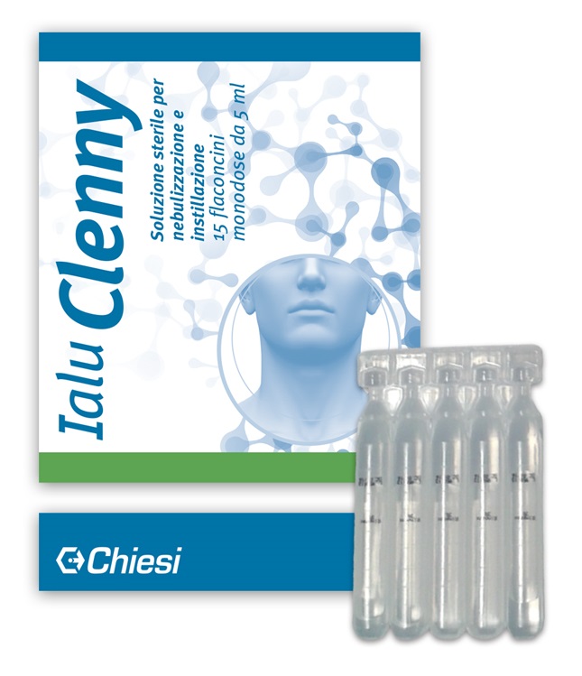 IALU CLENNY 15 FLACONCINI 5 ML SOLUZIONE STERILE PER NEBULIZZAZIONE E INSTILLAZIONE CON ACIDO IALURONICO - Newepa Srl