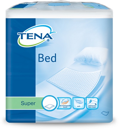 TRAVERSA PER INCONTINENZA NON RIMBOCCABILE TENA BED SUPER 60X90CM 35 PEZZI - Newepa Srl