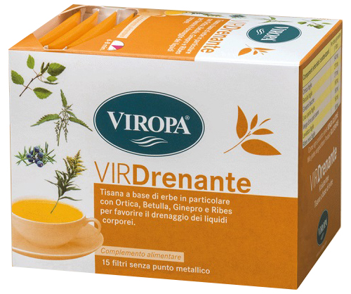 VIROPA DRENANTE TISANA 15 BUSTINE - Newepa Srl