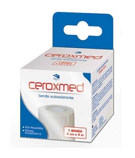 BENDA ELASTICA AUTOADERENTE CEROXMED 4 X 400 CM 1 PEZZO - Newepa Srl