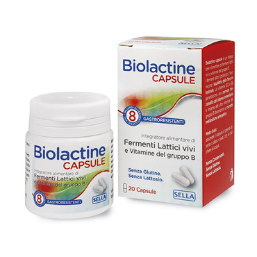 BIOLACTINE FERMENTI + VITAMINE 20 CAPSULE - Newepa Srl