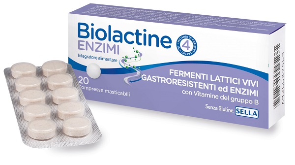 BIOLACTINE ENZIMI 20 COMPRESSE NUOVA FORMULA - Newepa Srl