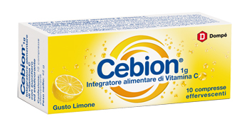 CEBION EFFERVESCENTE VITAMINA C LIMONE 10 COMPRESSE - Newepa Srl
