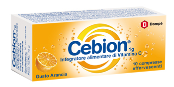 CEBION EFFERVESCENTI VITAMINA C ARANCIA 10 COMPRESSE - Newepa Srl