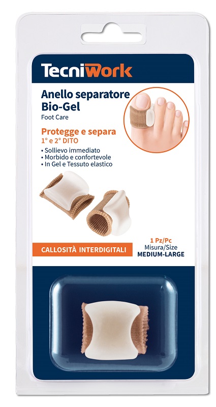 BIO-GEL ANELLO SEPARATORE PER ALLUCE M/L 1 PEZZO - Newepa Srl