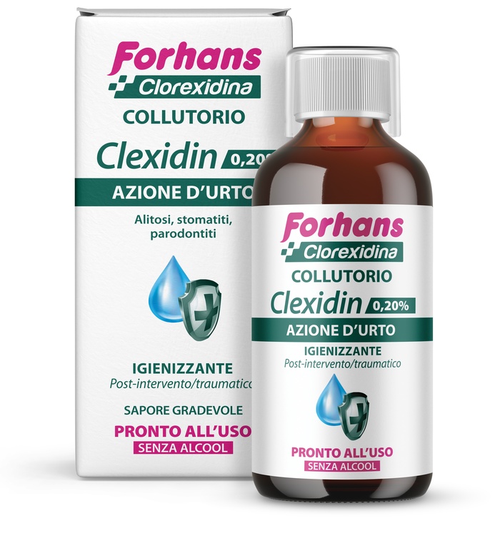 FORHANS CLEXIDIN 0,20 SENZA ALCOOL 200 ML - Newepa Srl