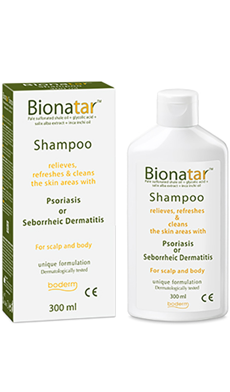 BIONATAR SHAMPOO INDICATO IN PRESENZA DI SINTOMI DI PSORIASI E DERMATITE SEBORROICA 200 ML - Newepa Srl