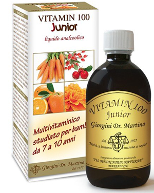 VITAMIN 100 JUNIOR LIQUIDO ANALCOLICO 500 ML - Newepa Srl