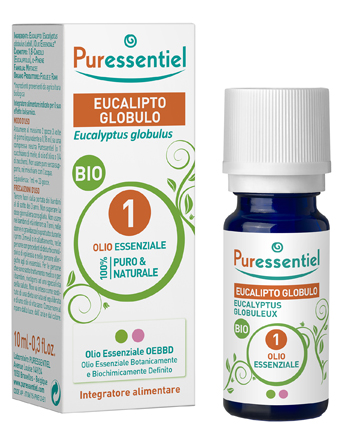 PURESSENTIEL EUCALIPTO GLOBULO OLIO ESSENZIALE BIO 10 ML - Newepa Srl