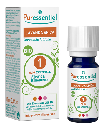 PURESSENTIEL LAVANDA SPICA OLIO ESSENZIALE BIO 10 ML - Newepa Srl