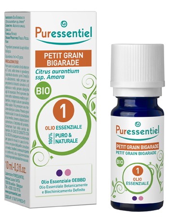 PURESSENTIEL PETIT GRAIN BIGARADE OLIO ESSENZIALE BIO 10 ML - Newepa Srl