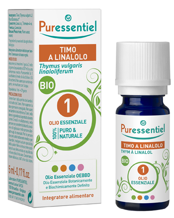 PURESSENTIEL TIMO A LINALOLO OLIO ESSENZIALE BIO 5 ML - Newepa Srl