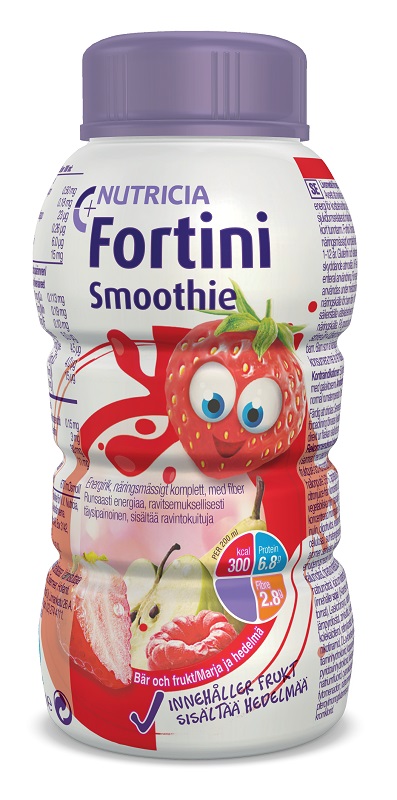 FORTINI SMOOTHIE MULTI FIBRE GUSTO FRUTTI ROSSI 200 ML - Newepa Srl