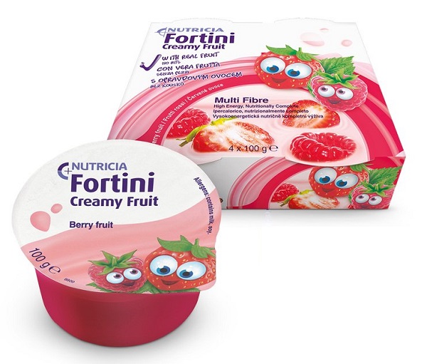 FORTINI CREAMY FRUIT MULTI FIBRE FRUTTI ROSSI 4X100 G - Newepa Srl