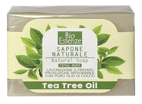 BIO ESSENZE SAPONE NATURALE TEA TREE OIL 100 G - Newepa Srl