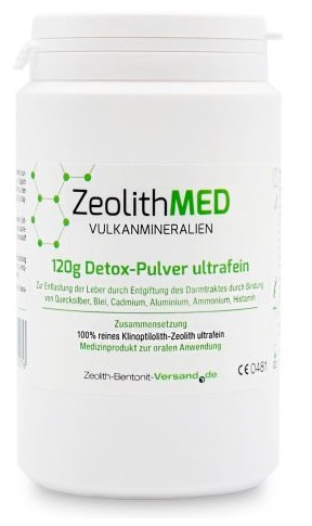 ZEOLITHMED MINERALI VULCANICI DETOX POLVERE ULTRAFINE 120 G - Newepa Srl