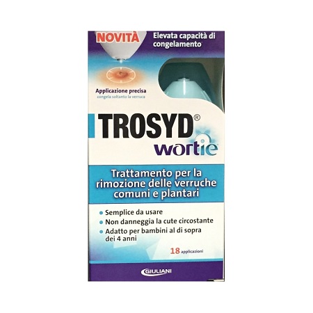 TROSYD WORTIE CRIOGENIZZANTE VERRUCHE COMUNI/PLANTARI 50 G - Newepa Srl