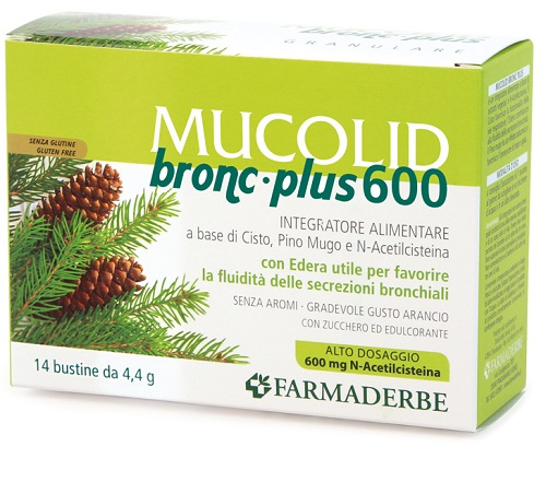 MUCOLID BRONC PLUS 600 14 BUSTINE - Newepa Srl