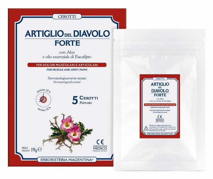 ARTIGLIO DEL DIAVOLO FORTE CEROTTO 5 PEZZI - Newepa Srl