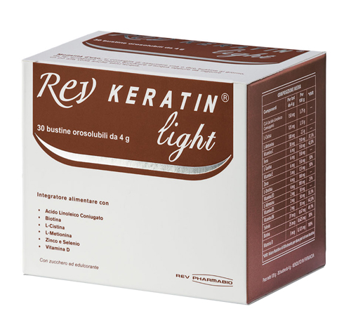 REV KERATIN LIGHT 30 BUSTE 120 G - Newepa Srl