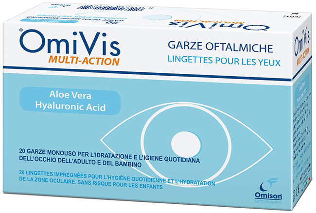 GARZE OFTALMICHE OMIVIS 20 PEZZI - Newepa Srl