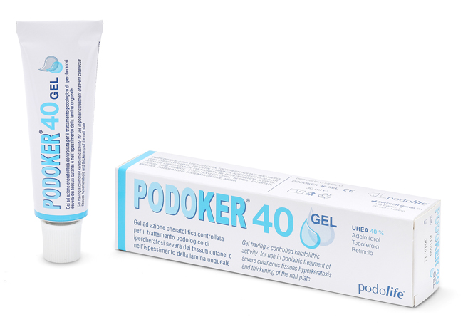 PODOKER 40 GEL AZIONE CHERATOLITICA TUBO DA 30 ML CON APPLICATORE - Newepa Srl