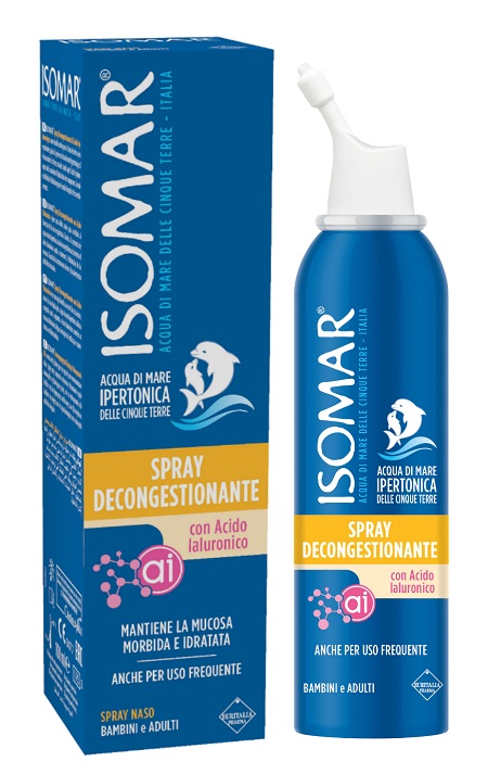 ISOMAR SPRAY DECONGESTIONANTE ACIDO IALURONICO 100 ML - Newepa Srl