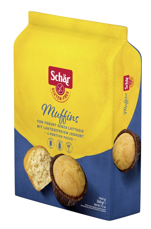 SCHAR MUFFINS SENZA LATTOSIO 4 PORZIONI DA 65 G - Newepa Srl