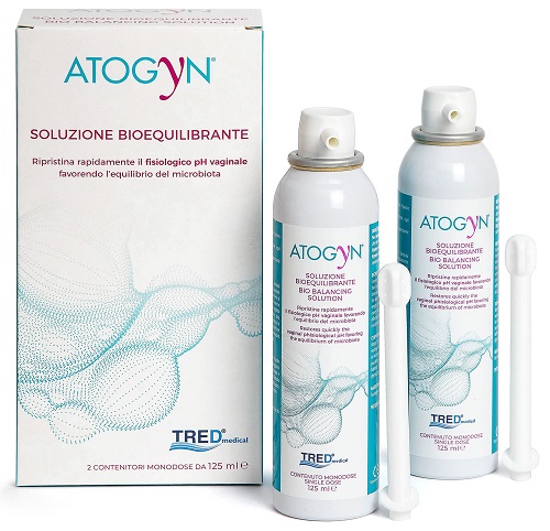 ATOGYN DISPOSITIVO IGIENE VAGINALE E RIPRISTINO PH FISIOLOGICO BAG ON VALVE 2 PEZZI DA 125ML - Newepa Srl