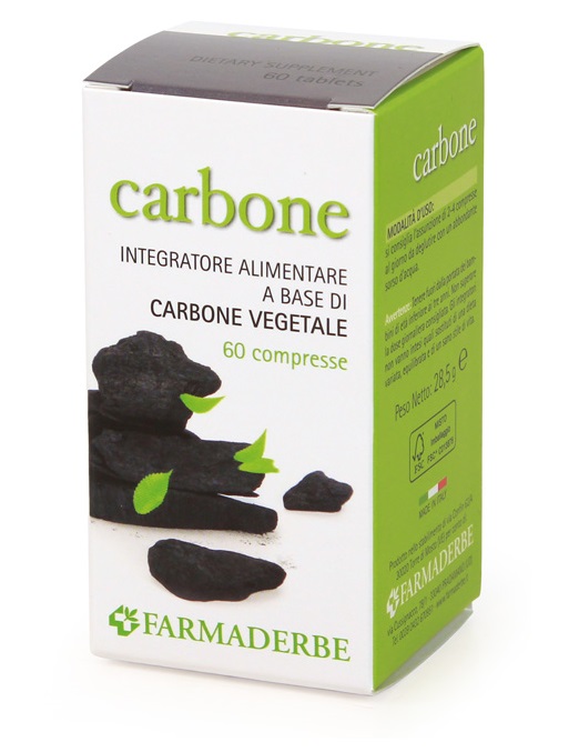 CARBONE VEGETALE 60 COMPRESSE - Newepa Srl